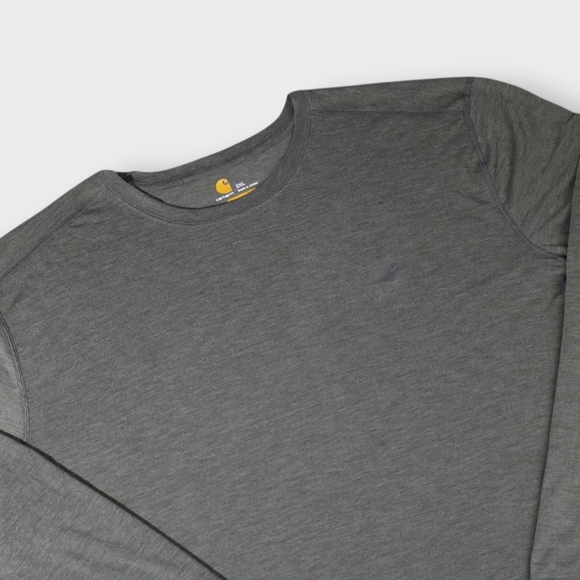 Carhartt Men’s Long Sleeve Extreme Force T-shirt, dark gray, 2XL Performance - Picture 3 of 9